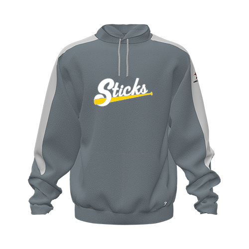 [CUS-DFW-HOOD-FLC-LSL-GRY-YXS-LOGO1] Hoodie (Youth XS, Gray, Logo 1)