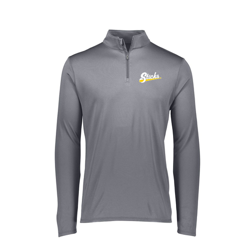 [FTLQFLGY-FAXS-LOGO1] Decker Women's Flex-Lite 1/4 Zip Shirt (Female Adult XS, Gray, Logo 1)