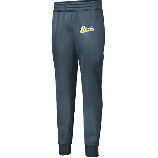 [5566.059.XS-LOGO1] Men's PERFORMANCE FLEECE JOGGER (Adult XS, Gray, Logo 1)