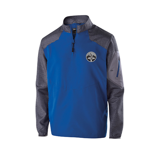 [229155.H02.XS-LOGO3] Men's Raider LS Pullover (Adult XS, Royal, Logo 3)